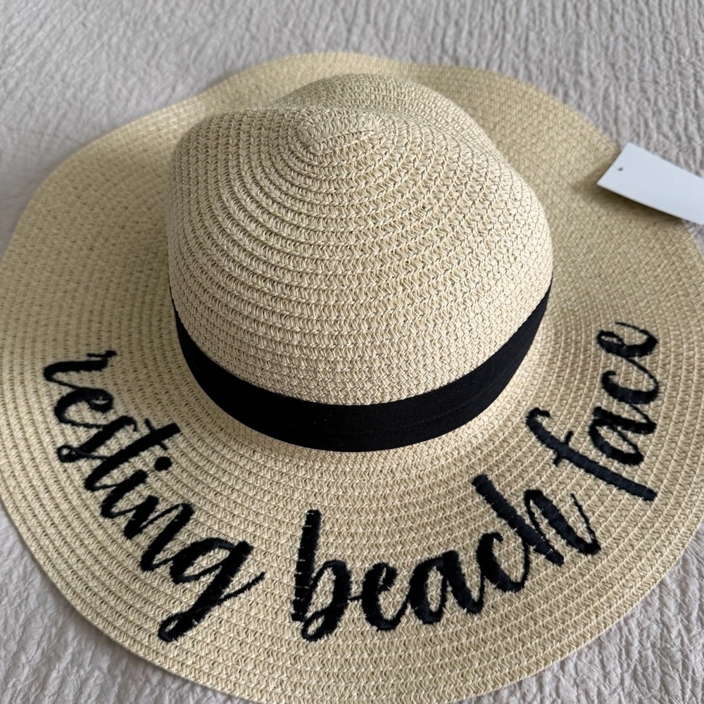 🆕 Straw Sun Hat - Picture 1 of 7